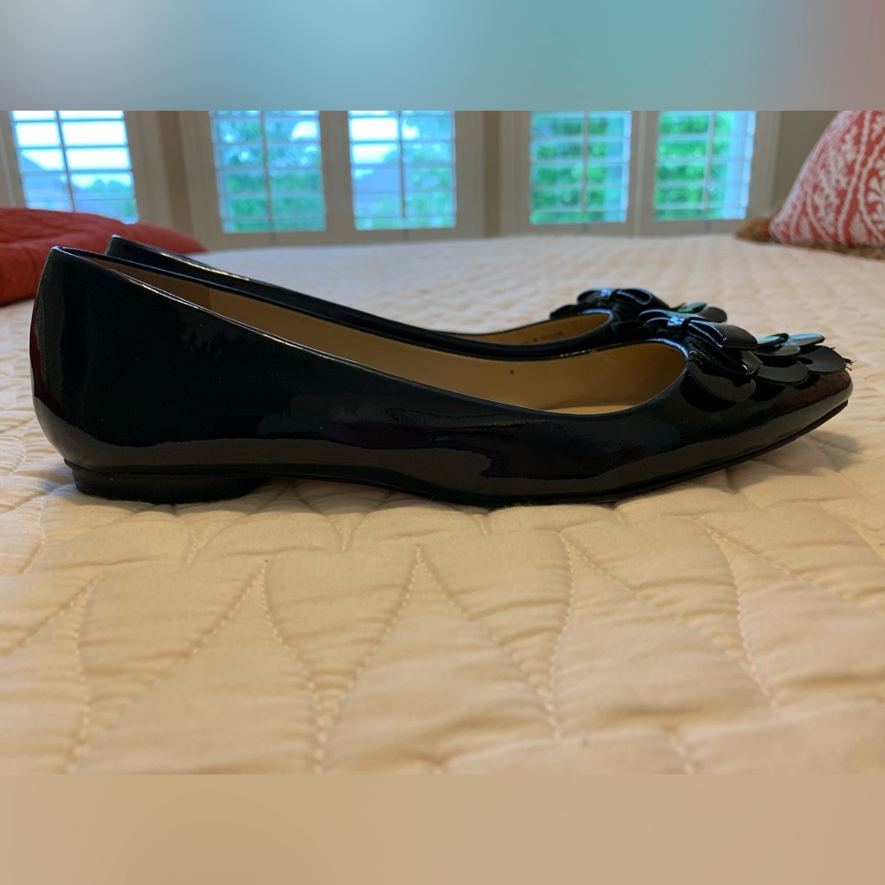 Kate Spade Erica Flats Black Patent Leather - Picture 3 of 7